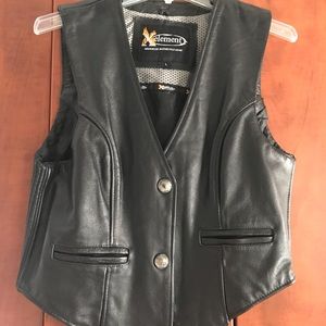 Black Leather vest